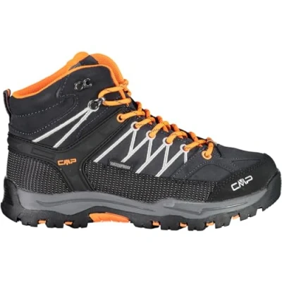 Abbildung von CMP Rigel MID Trekking WP Unisex Alpin/Bergstiefel für Kinder, Größe: 33, Antracite/flash orange Leder und textil