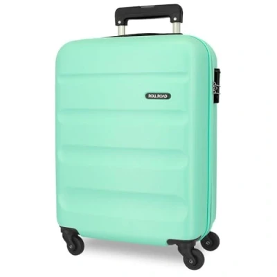 Abbildung von Roll Road Flex Kabinenkoffer Grün 38x55x20 cms Hartschalen ABS Kombinationsschloss 35L 2,5Kgs 4 Räder Handgepäck