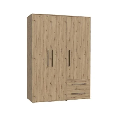 Abbildung von Kleiderschrank Artisan Eiche 144 cm MOKKARIS