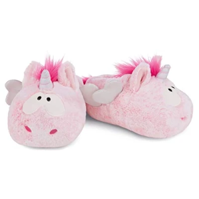 Abbildung von Nici Plüsch Hausschuhe &quot;Pink Harmony&quot;, im süßen Einhorn Look