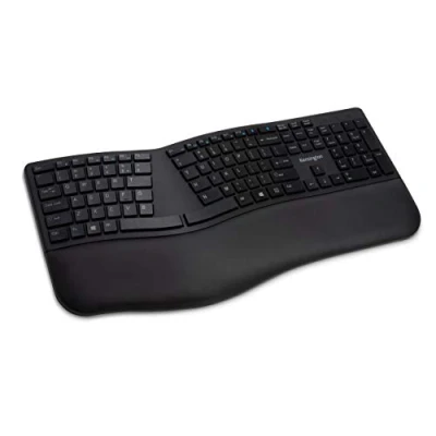 Abbildung von Kensington Profit Ergo Wireless Tastatur, ergonomische Tastatur mit italienischem Layout, doppelte Funktionalität 2,4 GHz &amp; Bluetooth, kompatibel Chrome OS, MacOS und Windows (K75401IT)