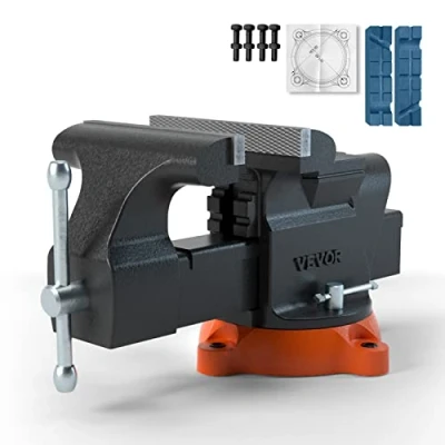 Abbildung von VEVOR Schraubstock 15,2cm 360 Drehbar Sphäroguss Werkbankschraubstock