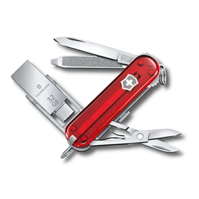 Abbildung von Victorinox Schweizer Taschenmesser, work, Multitool, Swiss Army Knife mit 8 Funktionen, Klinge, Nagelfeile, Schraubendreher 2.5 mm