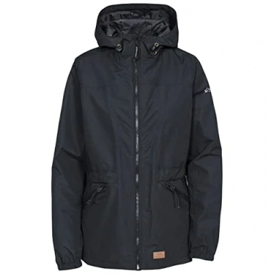 Abbildung von Trespass Damen Wasserdichte Jacke Mit Kapuze Cruella, Black, XS, FAJKRAN10007_BLKXS
