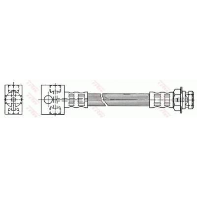 Abbildung von TRW PHA389 Bremsschläuche 344 3/8 24 JEEP: Cherokee II, Grand I