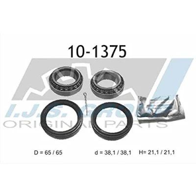 Abbildung von IJS GROUP 10 1375 Radlagersatz Vorderachse, links, rechts 65mm HYUNDAI: Atos, Accent I Limousine, Pony / Excel Limousine