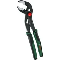 Abbildung von Bosch Wasserpumpenzange (Langlebige mit Druckknopfeinstellung für anspruchsvolle und alltägliche Aufgaben; Ergonomischer Softgrip Griff)
