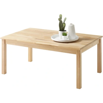 Abbildung von MCA furniture Couchtisch &quot;Alfons&quot;, Wohnzimmertisch Massivholz geölt, keilverzinkt belastbar bis 20 kg