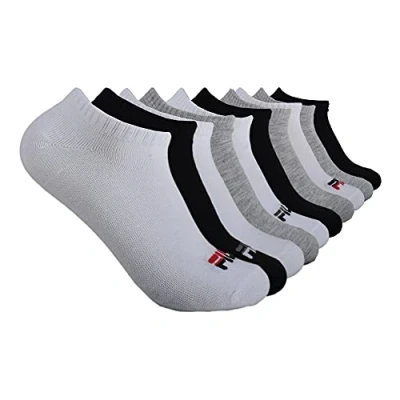 Abbildung von FILA Damen 10 Pack No Show Socken, Mehrfarbig (10er Pack), Einheitsgröße