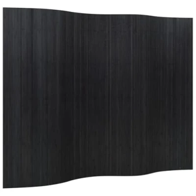 Abbildung von vidaXL Raumteiler Paravent Schwarz 165x250 cm Bambus, 1 tlg.