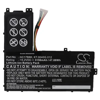 Abbildung von vhbw Akku kompatibel mit Acer Swift 3 SF315 52 58FQ, 58FQ NX.H3BEV.001, 58HG Notebook (3150mAh, 15,2V, Li Ion)