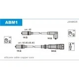 Abbildung von JANMOR ABM1 Zündkabelsatz AUDI: 80 B3, 100 C4 Limousine, Avant