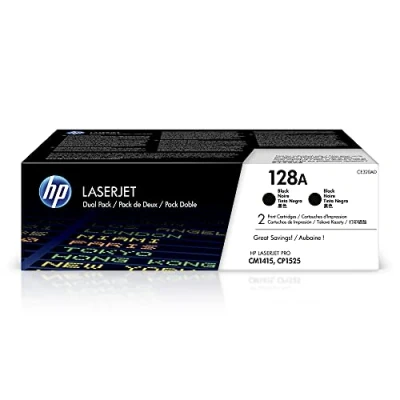 Abbildung von HP 128A (CE320AD) Toner 2x Schwarz Multipack