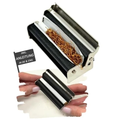 Abbildung von EKNA Drehmaschine Zigaretten Cigarette Machine 70mm NICHT konisch!, 6mm &amp; 8mm Filter, MIT Anleitung!