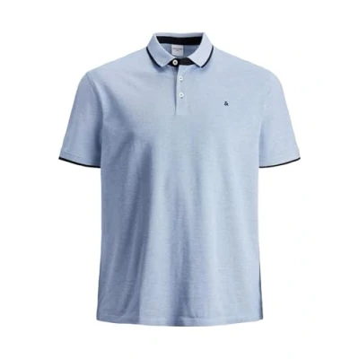 Abbildung von Jack &amp; Jones Poloshirt + Fit Polo Shirt JJEPAULOS Sommer Hemd Pique (1 tlg) 3615 in Hellblau