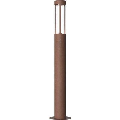 Abbildung von Nordlux Gartenleuchte &quot;Helix&quot;, 1 flammig, Leuchtmittel GU10 wechselbar ohne Leuchtmittel, Corten Stahl, IP 44