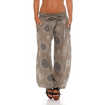 Abbildung von malito more than fashion Haremshose 3481 Pumphose Aladinhose mit Print Einheitsgröße
