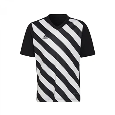 Abbildung von adidas Performance Entrada Tshirt print für Kinder, Größe: 128, Schwarzweiss