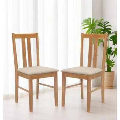 Abbildung von Hallowood Furniture Aston Esszimmerstühle aus Stoff, 2 Stück, Zuhause, Restaurant und Café