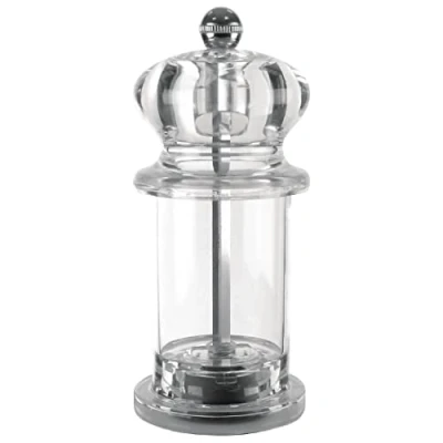 Abbildung von Olympia ce316 Acryl Salz und Pfeffermühle, Silber, 135 (H) x 61 (Ø) mm