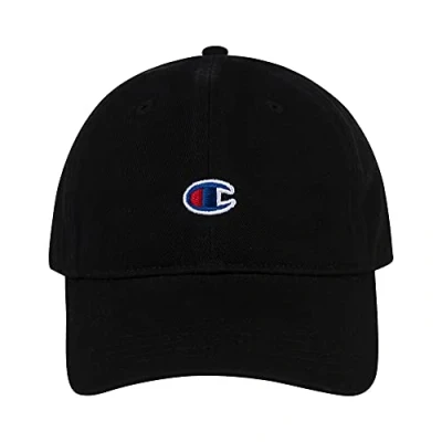 Abbildung von Champion Herren Father Dad Adjustable Cap Stirnband, Dunkles Schwarz, Einheitsgröße