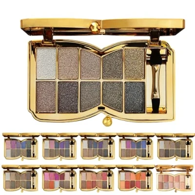 Abbildung von 10 Colors Sparkle Shimmer Eyeshadow Palette, Glitter Professional Makeup Palette (05#)