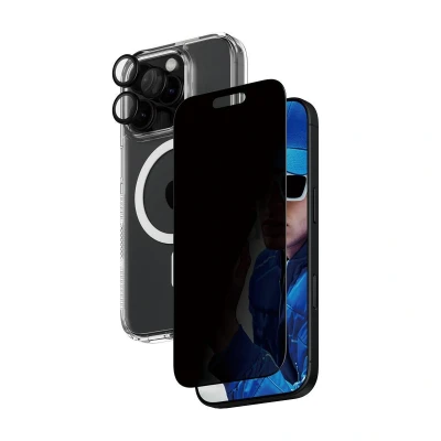 Abbildung von 0 PanzerGlass® 3 in 1 Privacy Protection Schutzset für iPhone 16 Pro