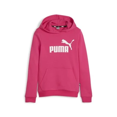 Abbildung von Puma Essentials LOGO Youth Flicka Kapuzenpullover für Kinder, Größe: 116, Garnet rose