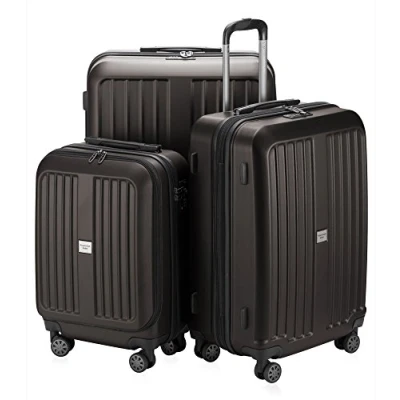 Abbildung von Hauptstadtkoffer x Berg Koffer Set Trolley Hartschale, TSA, 55 65 75 cm, 257 Liter, Graphit matt