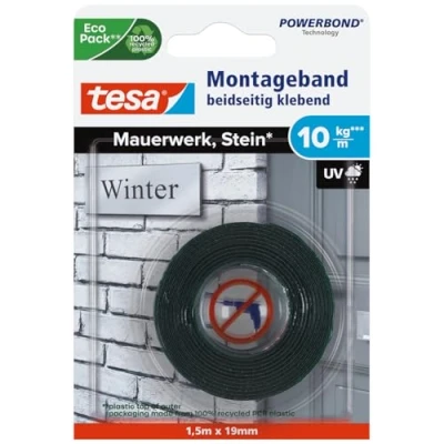 Abbildung von tesa doppelseitiges Klebeband 19 mm x 1.5 m transparent