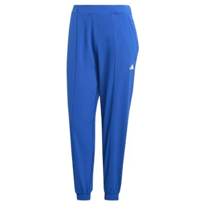 Abbildung von adidas Performance Aeroready Essentials Minimal Branding Woven Jogginghose, Damen, Größe: Small, Semi lucid blue