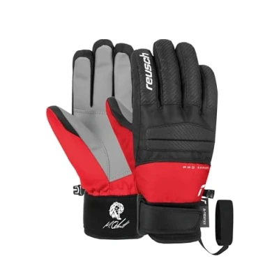 Abbildung von Reusch Warrior R TEX® XT Junior warme, wasserdichte, Winddichte und atmungsaktive Winterhandschuhe Fingerhandschuhe Skihandschuhe Schneehandschuhe für Kinder Kids Jugendliche Mädchen Jungen