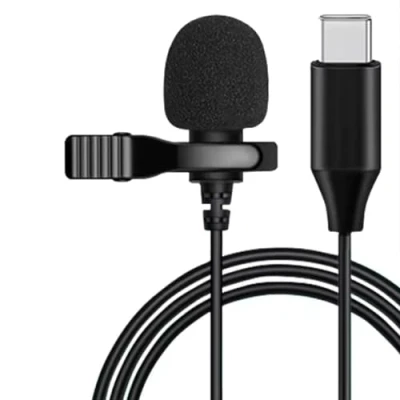 Abbildung von TronicXL Mikrofon USB C Ansteckmikrofon Ansteck Lavalier Kamera Handy Mic USBC (1 tlg), Moderator Podcast Inverview Smartphone Tablet