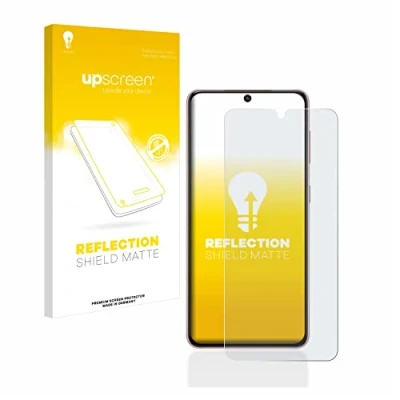 Abbildung von upscreen Entspiegelungs Schutzfolie für Samsung Galaxy S21 / 5G Displayschutz Folie Matt [Anti Reflex, Anti Fingerprint]