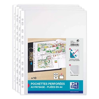 Abbildung von Elba 100206865 Prospekthülle, DIN A3 quer, PP, 0,09 mm, genarbt