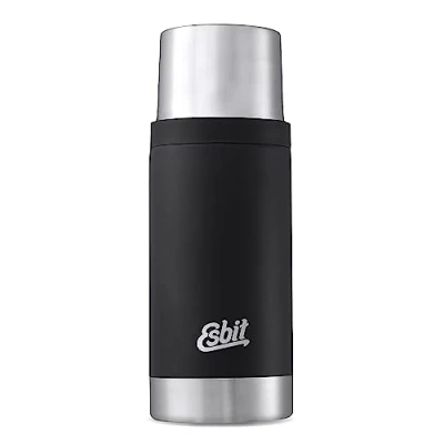 Abbildung von Esbit Thermoflasche Sculptor Isolierte Flasche aus Edelstahl für warme und kalte Getränke 500 ml in Schwarz