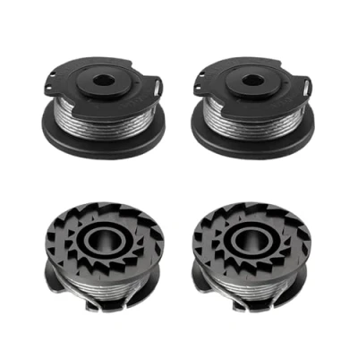 Abbildung von Viilich 4 Stück Rasentrimmer Fadenspulen,Für Bosch Art 23 SL/Art 26 SL,Nylon Ersatzspule(F016800569+F016800385),Nylon Ersatzfadenspule(⌀1.65 mm,4.9 m/16 FT)