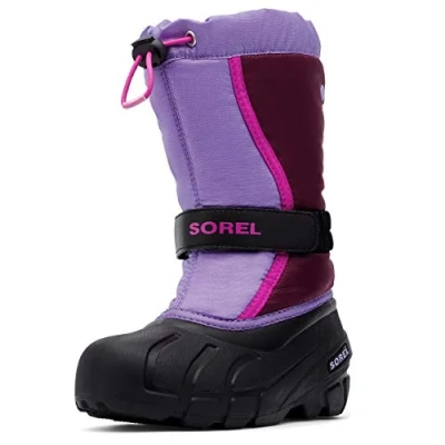 Abbildung von Sorel KIDS FLURRY Schneestiefel für Unisex Kinder, Lila (Purple Dahlia x Paisley Purple) Youth, 35 EU