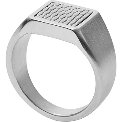 Abbildung von Skagen Torben Ring silvercoloured, Herren, Größe: 66, Silver coloured
