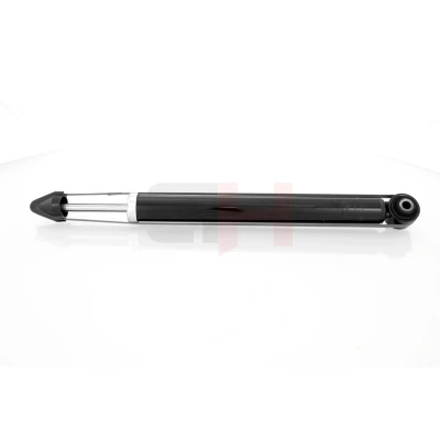 Abbildung von GH 332554 Stoßdämpfer Hinterachse, Hinterachse rechts, links Gasdruck Zweirohr federtragender Dämpfer unten Auge, oben Stift