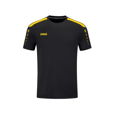 Abbildung von JAKO Power Tshirt print für Kinder, Größe: 152, Schwarzgelb