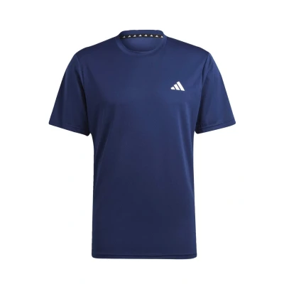 Abbildung von adidas Performance Train Essentials Training Tshirt print Dark blue white, Herren, Größe: Medium, white