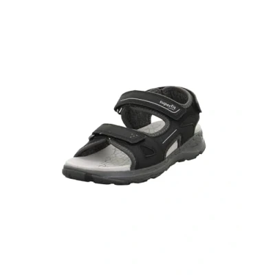Abbildung von Superfit Criss Cross Trekkingsandale für Kinder, Größe: 36, Black/grey Schuhe