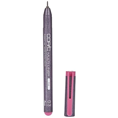 Abbildung von COPIC Multiliner 0,3 mm, Pink, Fineliner mit einer feinen Spitze und wasserbeständiger Pigmenttinte