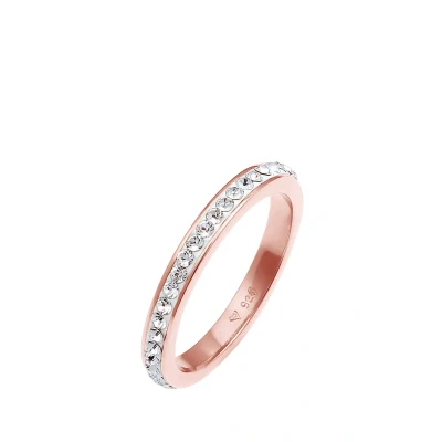 Abbildung von Elli Classic Engagement Ring, Damen, Größe: 54, Rosa