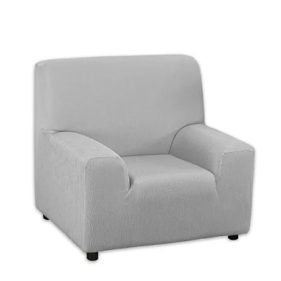Abbildung von Martina Home Sofabezug, Grau Alma, 1 Sitzer