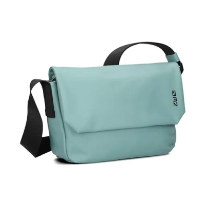 Abbildung von Zwei Umhängetasche Cargo CA60 Messenger Bag 3 Liter hochwertiges Hydroflex Material praktisches Schlüsselband verstellbarer Gurt sportliche Crossbody für Damen Herren &amp; Teenager (ocean)