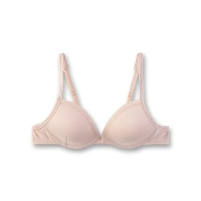 Abbildung von Sanetta Mädchen Soft Cup Bra Beige Bequemer und angenehmer BH ohne Bügel für aus einem Baumwoll Mix. Unterwäsche 70AA