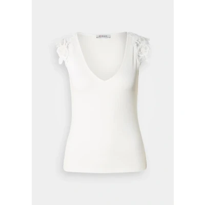 Abbildung von Morgan Della Tshirt print, Damen, Größe: XL, Off white