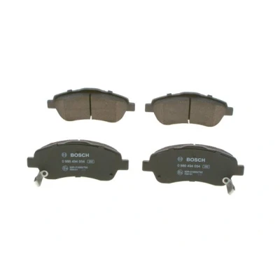 Abbildung von BOSCH 0 986 494 054 Bremsbelagsatz Low Metallic mit akustischer Verschleißwarnung Anti Quietsch Blech TOYOTA: Avensis II Kombi